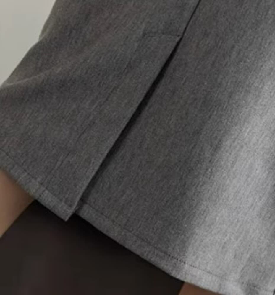 ブルベ夏/ブルベ冬服 タイトミドルスカート