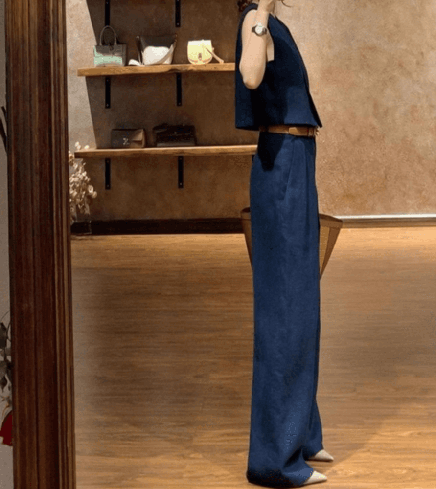 ブルベ冬服 セットアップ ベスト+タックパンツ セット