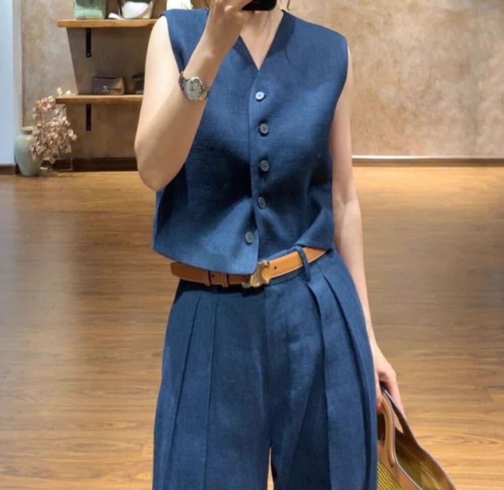 ブルベ冬服 セットアップ ベスト+タックパンツ セット