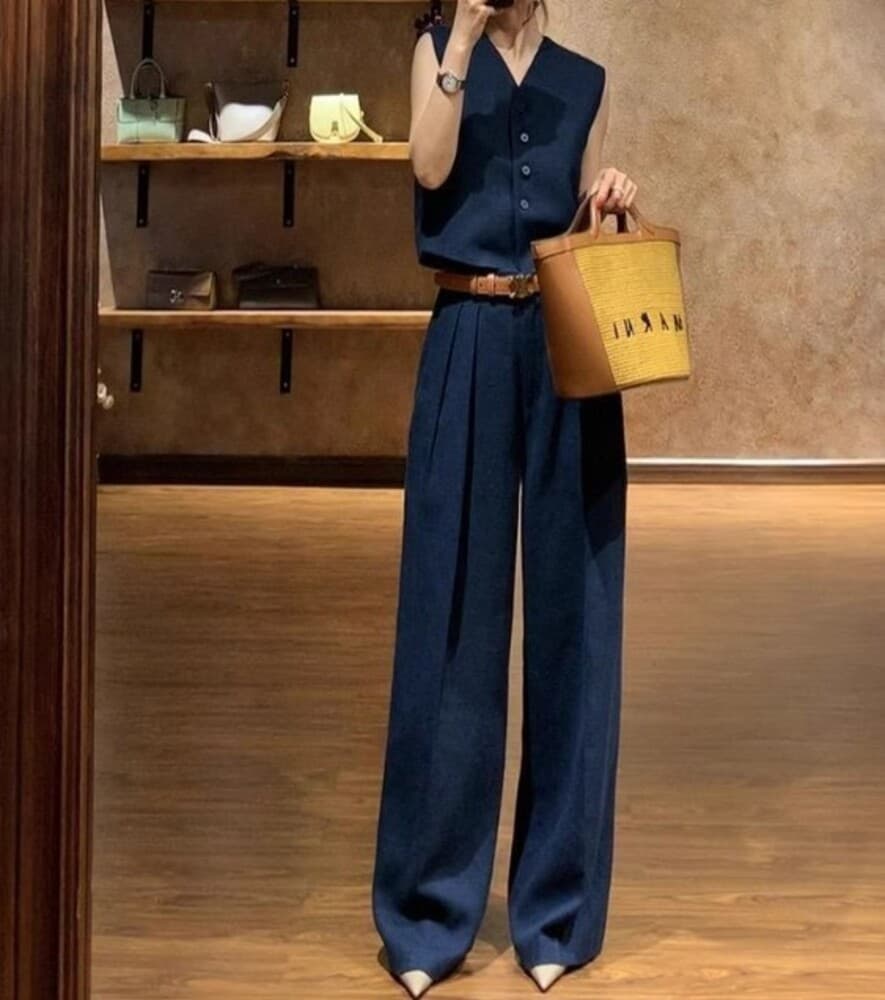 ブルベ冬服 セットアップ ベスト+タックパンツ セット