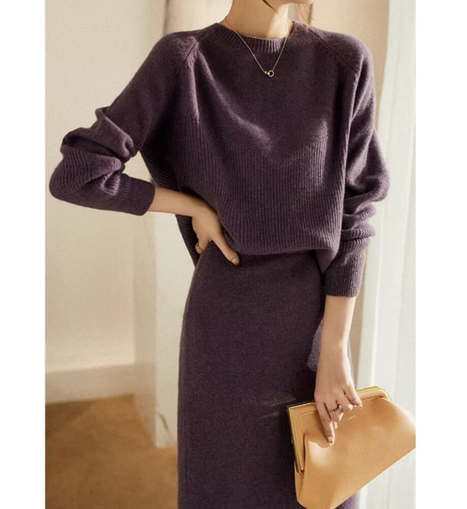 ブルベ冬服 ニット セットアップ