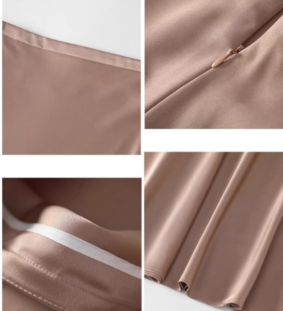 ブルベ夏/ブルベ冬服 サテンスカート