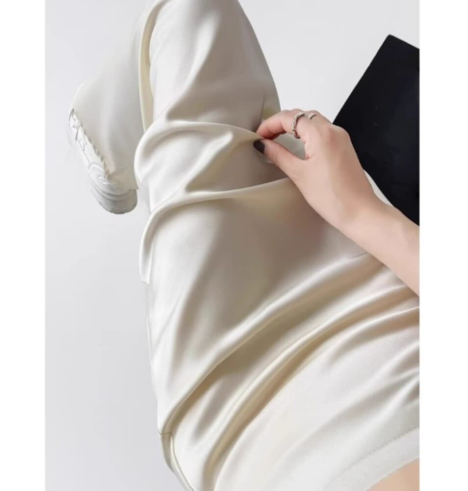 ブルベ夏/ブルベ冬服 サテンスカート