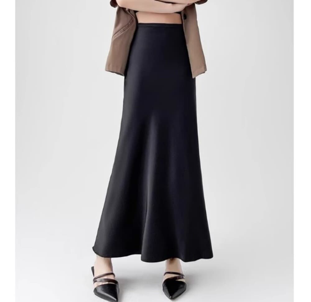 ブルベ夏/ブルベ冬服 サテンスカート