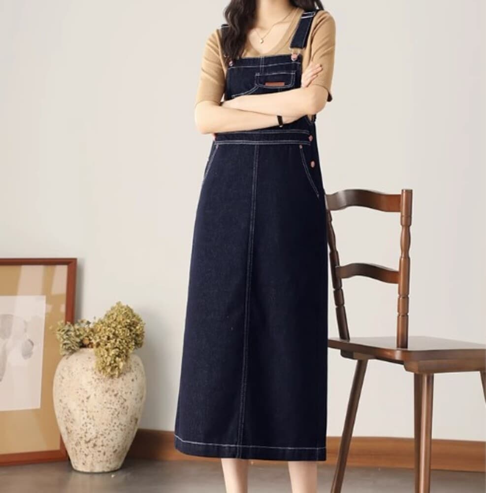 ブルベ夏/ブルベ冬服 デニムジャンスカスカート