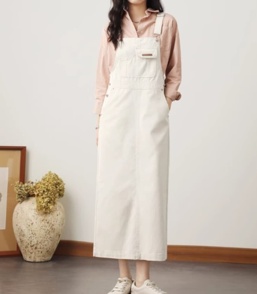 ブルベ夏/ブルベ冬服 デニムジャンスカスカート