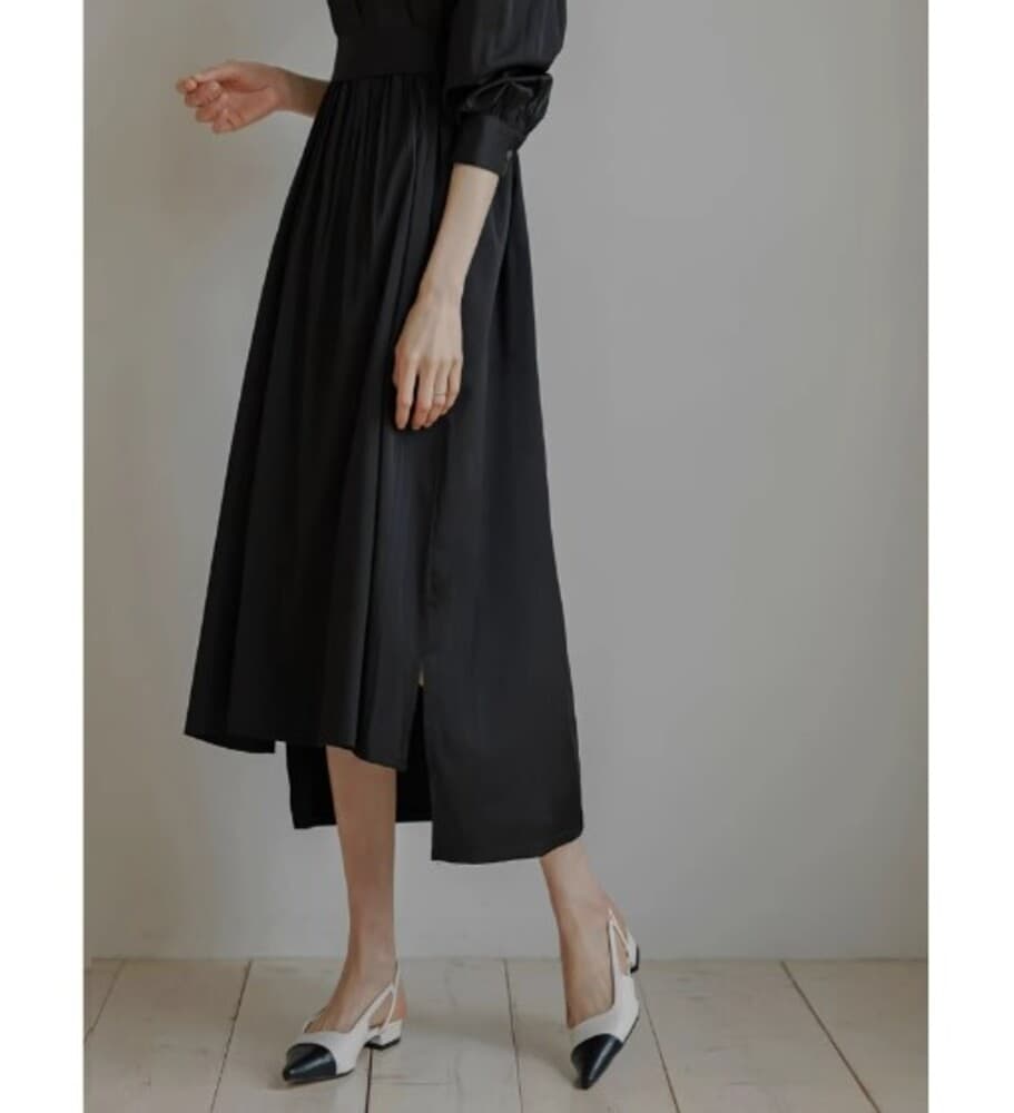 ブルベ冬服 シャツワンピース