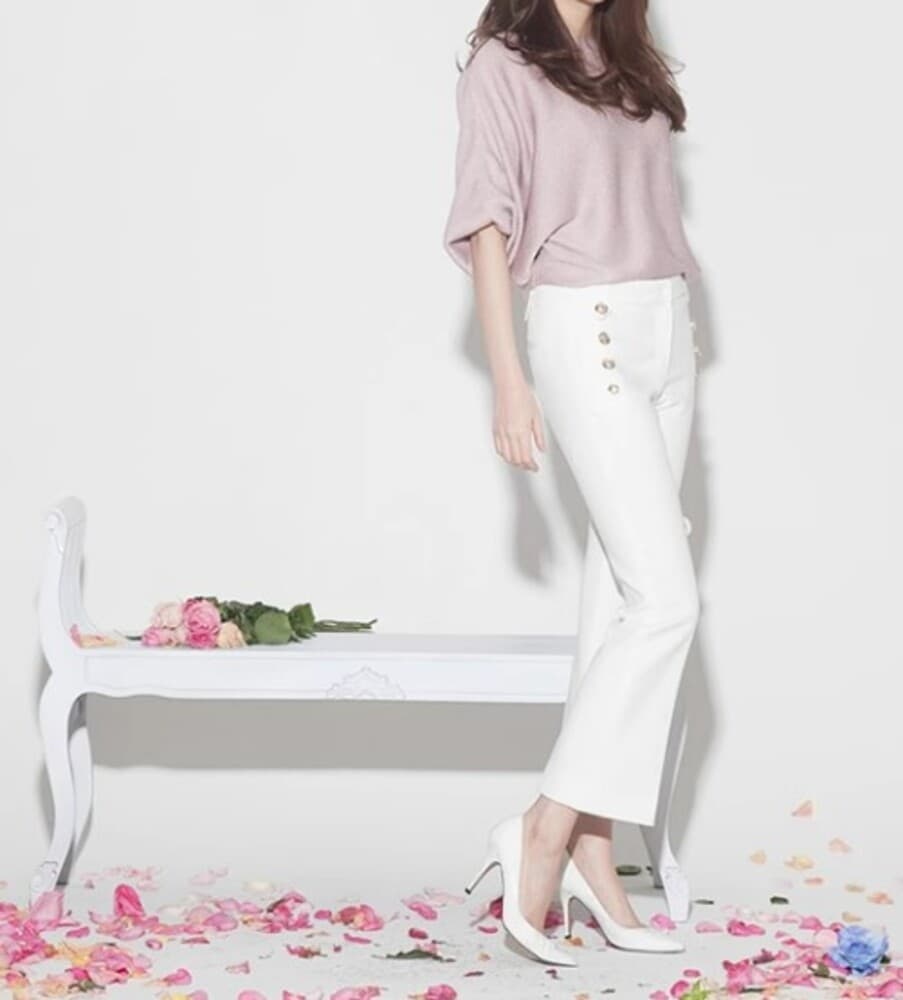 ブルベ夏/ブルベ冬服 パフスリーブブラウス