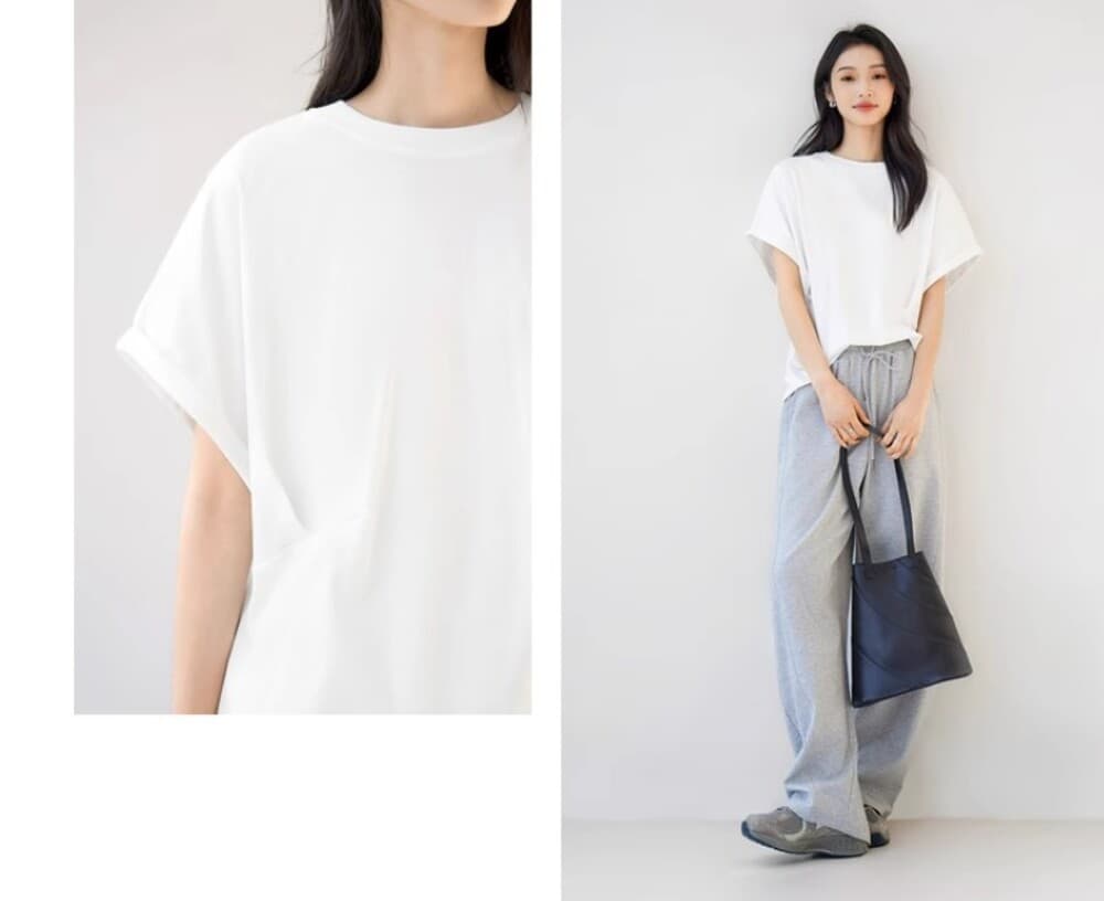 ブルベ夏/ブルベ冬服 ルーズシルエットTシャツ