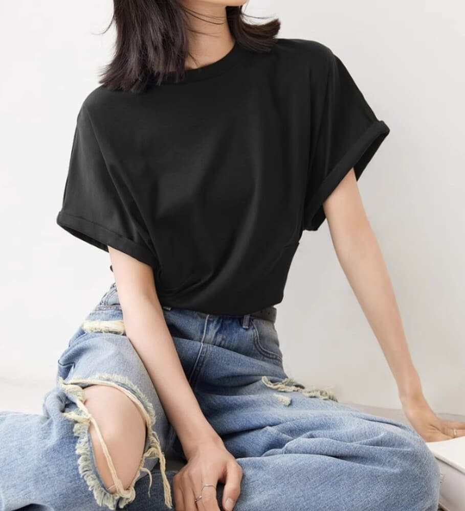 ブルベ夏/ブルベ冬服 ルーズシルエットTシャツ