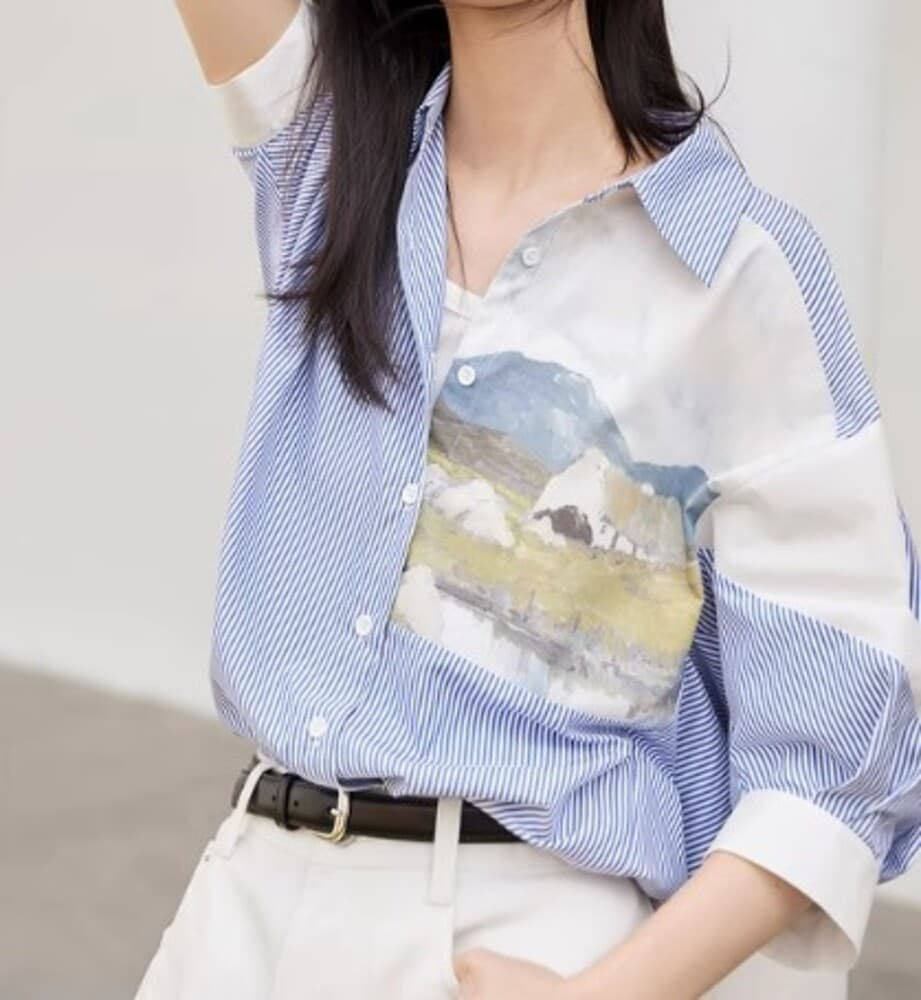 ブルベ夏/ブルベ冬服 デザインYシャツ