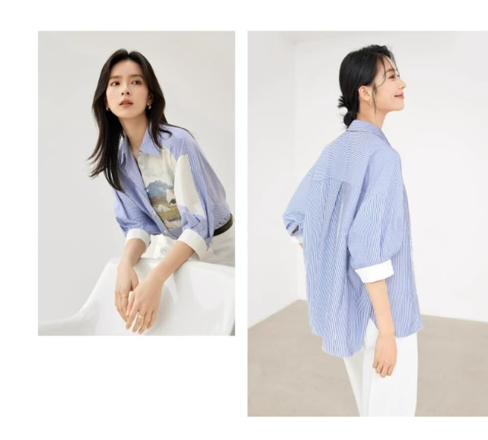 ブルベ夏/ブルベ冬服 デザインYシャツ