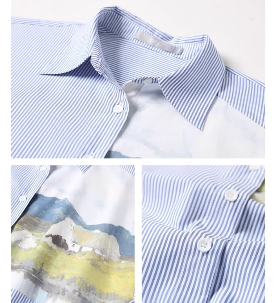 ブルベ夏/ブルベ冬服 デザインYシャツ