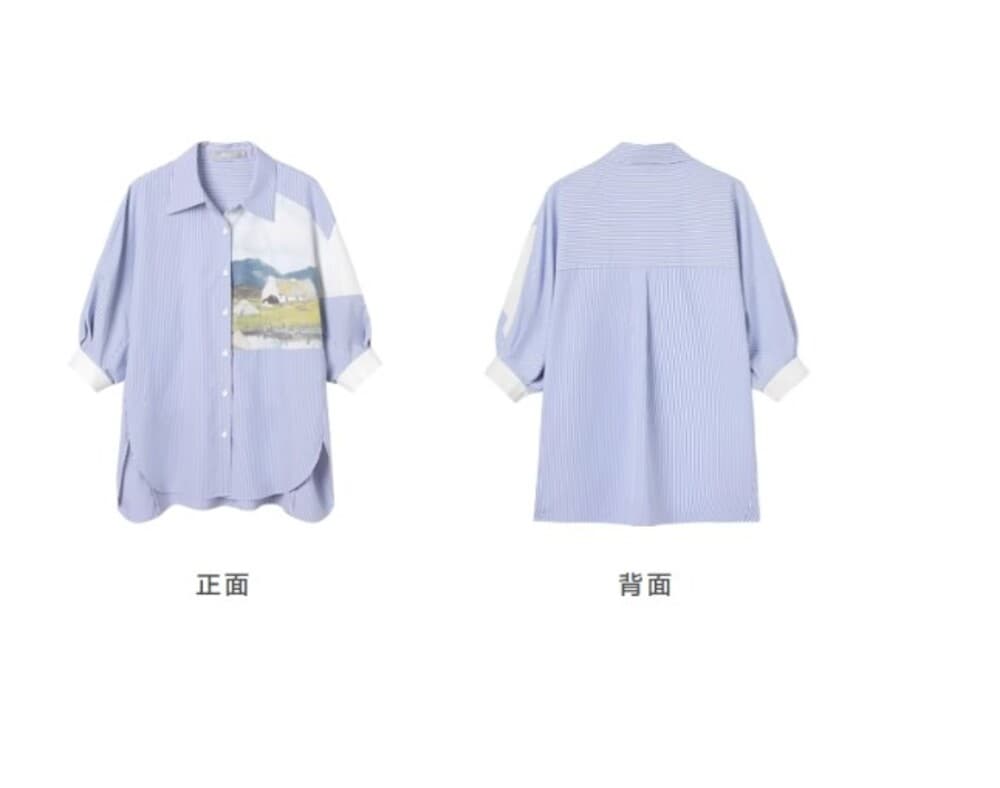 ブルベ夏/ブルベ冬服 デザインYシャツ