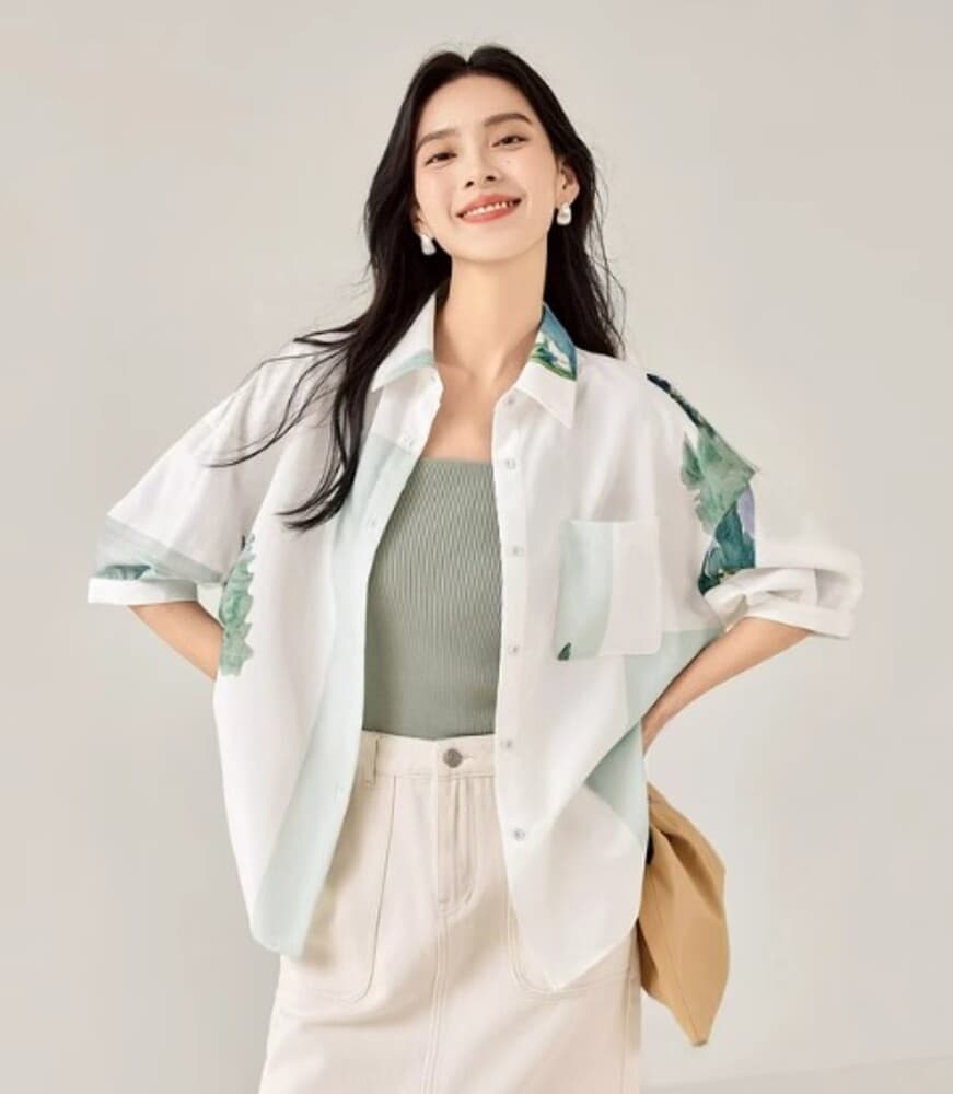 ブルベ夏/ブルベ冬服 デザインYシャツ