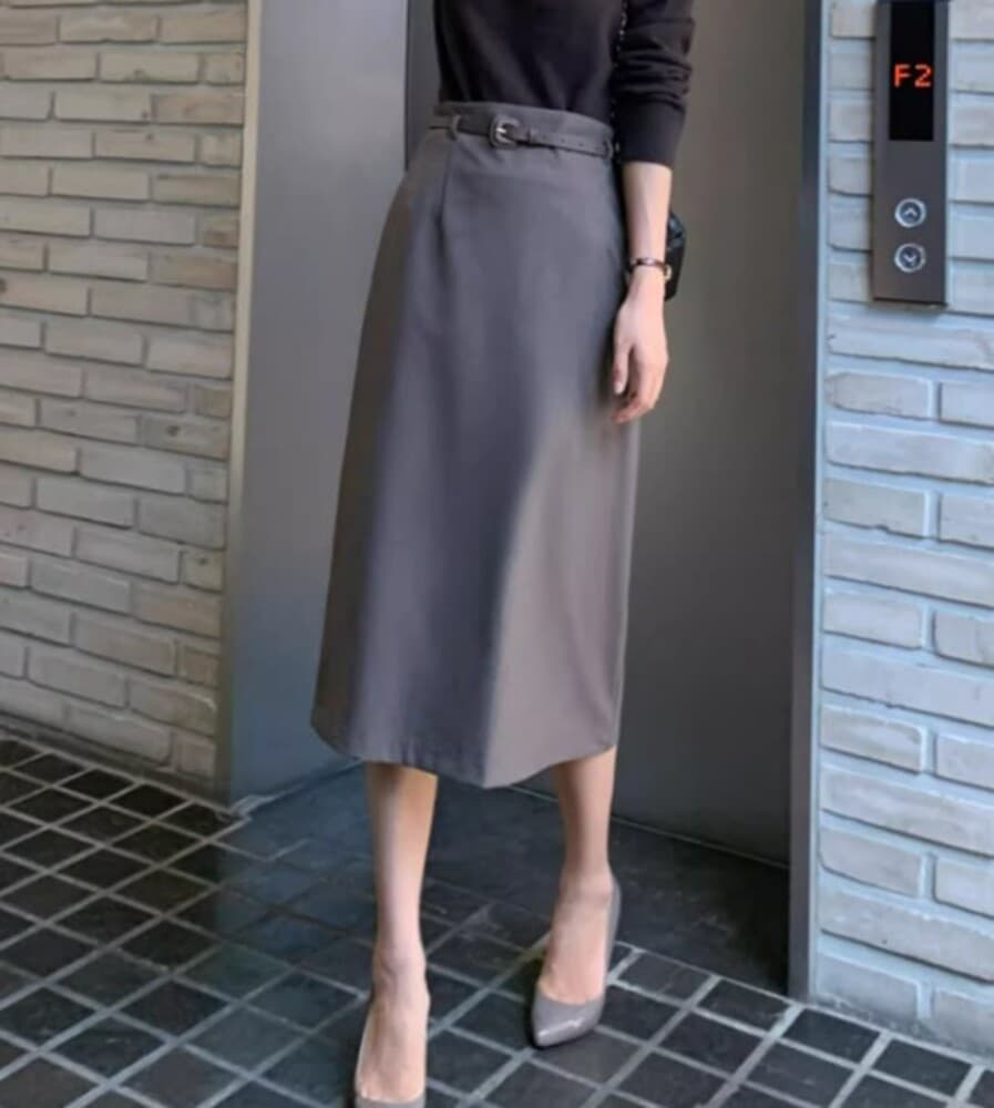 ブルベ冬服 タイトミディスカート