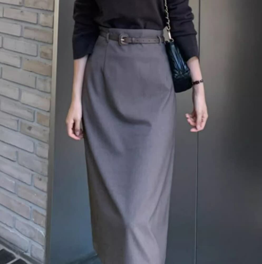 ブルベ冬服 タイトミディスカート