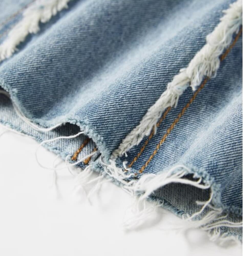 ブルベ夏/ブルベ冬服 マキシレングス デニムスカート