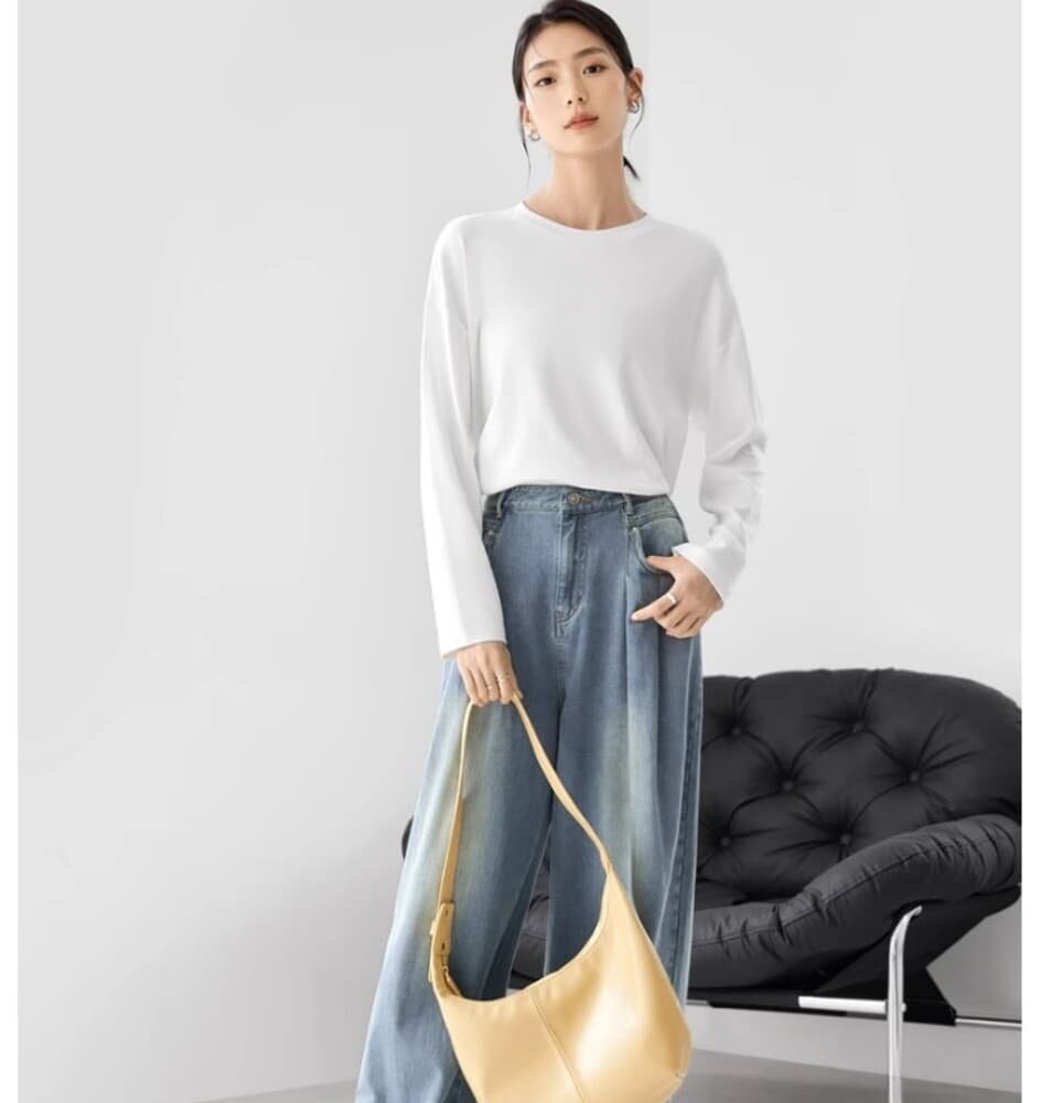 ブルベ夏/ブルベ冬服 シンプルトレーナー