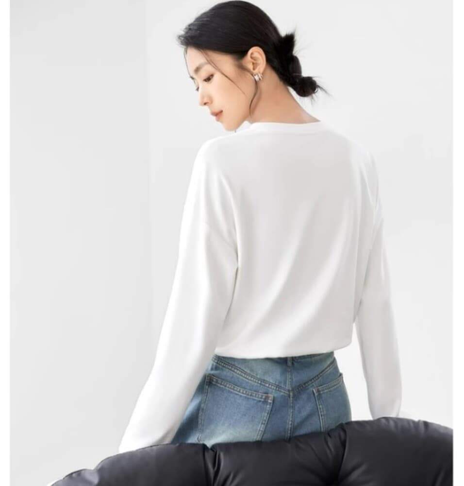 ブルベ夏/ブルベ冬服 シンプルトレーナー