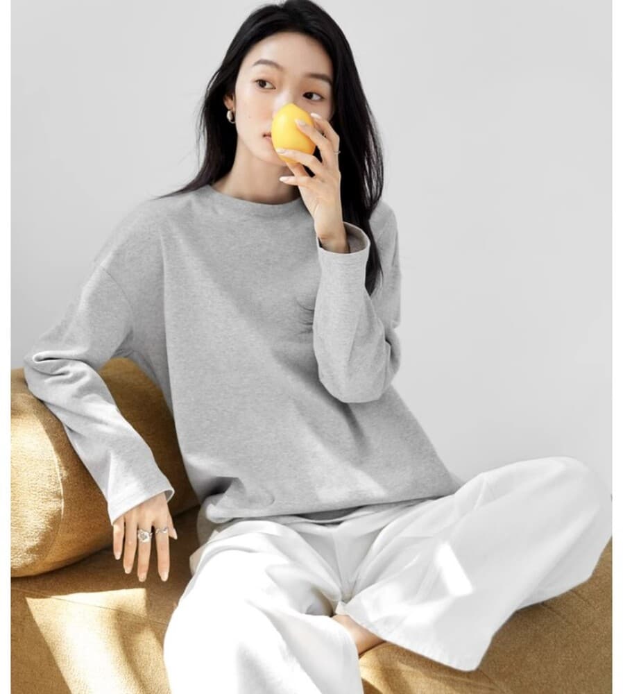 ブルベ夏/ブルベ冬服 シンプルトレーナー