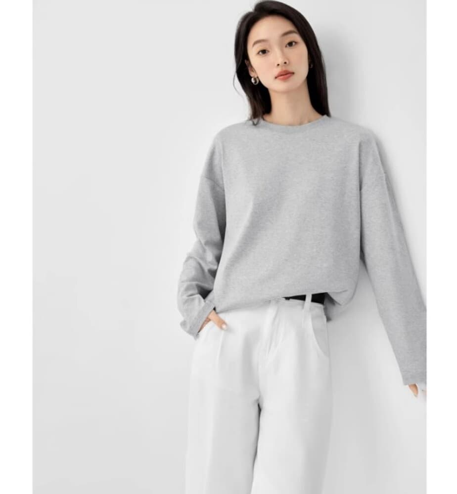 ブルベ夏/ブルベ冬服 シンプルトレーナー