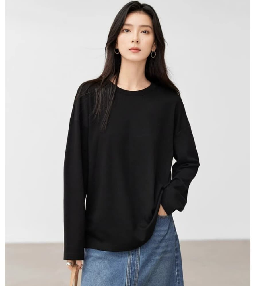 ブルベ夏/ブルベ冬服 シンプルトレーナー