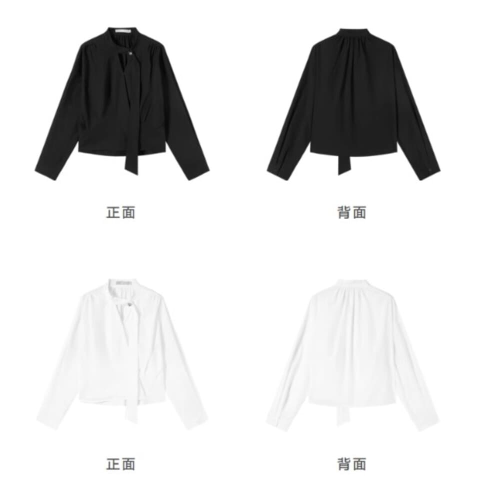 ブルベ夏/ブルベ冬服 オフネック ブラウス