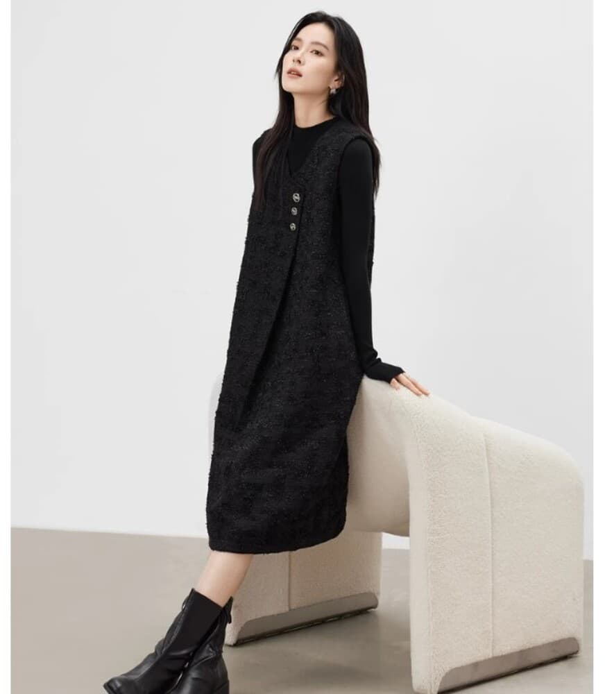 ブルベ冬服 ノースリーブワンピース