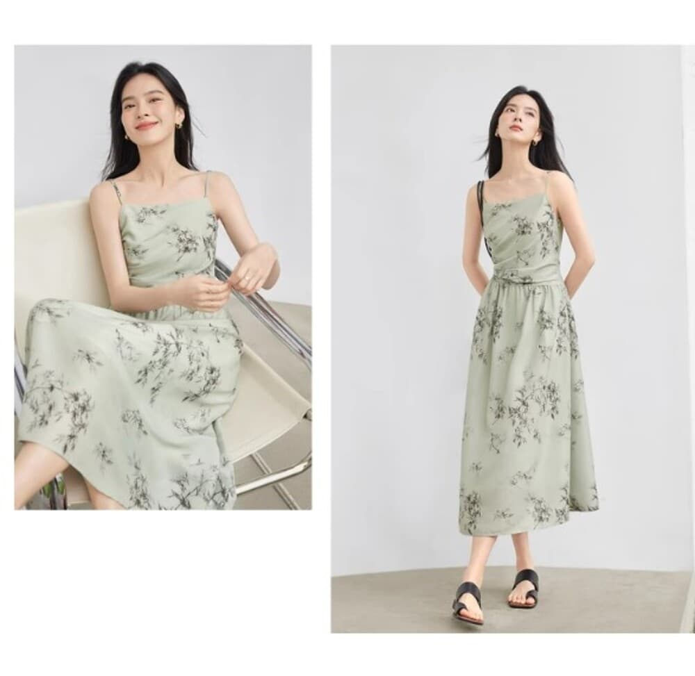 ブルベ夏/ブルベ冬服 キャミソールワンピース