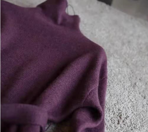 ブルベ冬服 ウエストベルト タートルネックワンピース