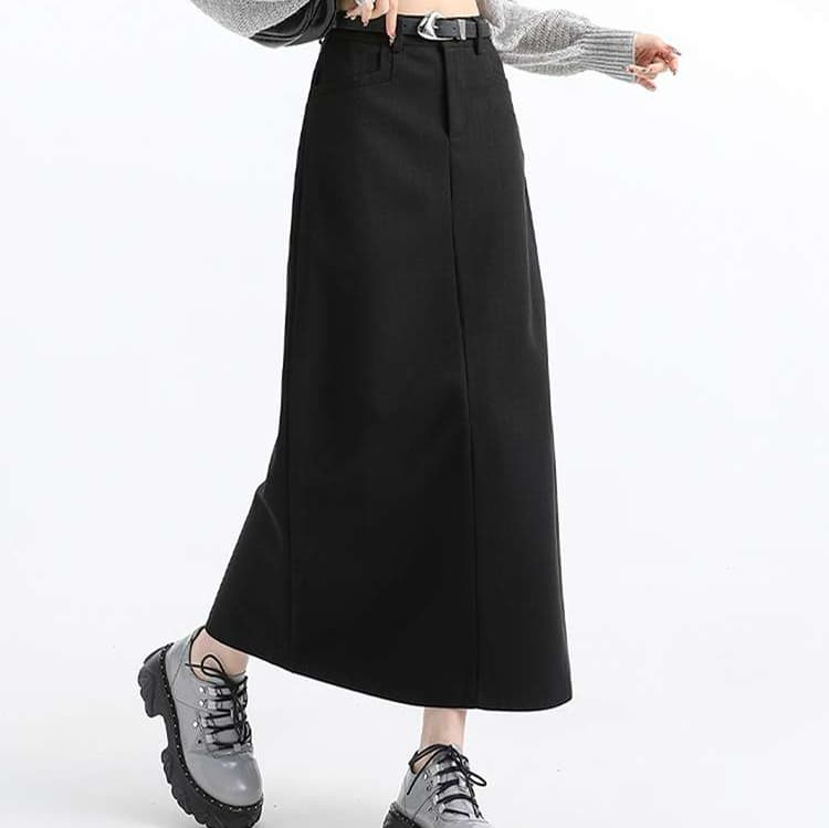 ブルベ冬服 Aラインロングスカート