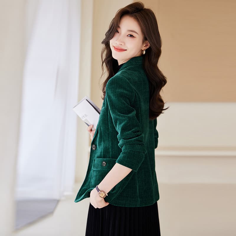 ブルベ冬服 コーデュロイ スリムジャケット
