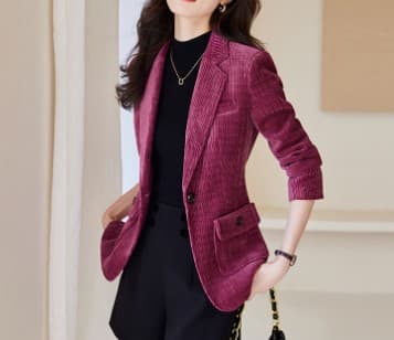 ブルベ冬服 コーデュロイ スリムジャケット