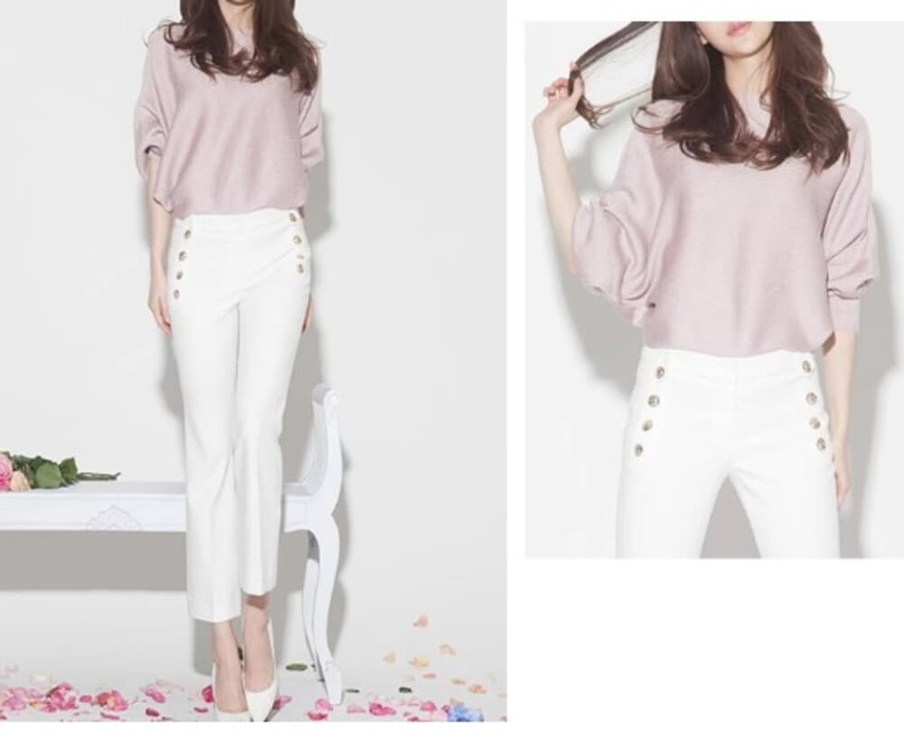 ブルベ夏/ブルベ冬服 パフスリーブブラウス